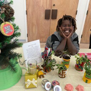 Candels  tie dye shirts  bracelets   slime